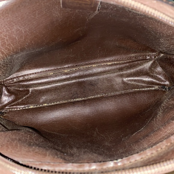 Longchamp - Vintage Lattice Pattern Shoulder Bag - Picture 10 of 11